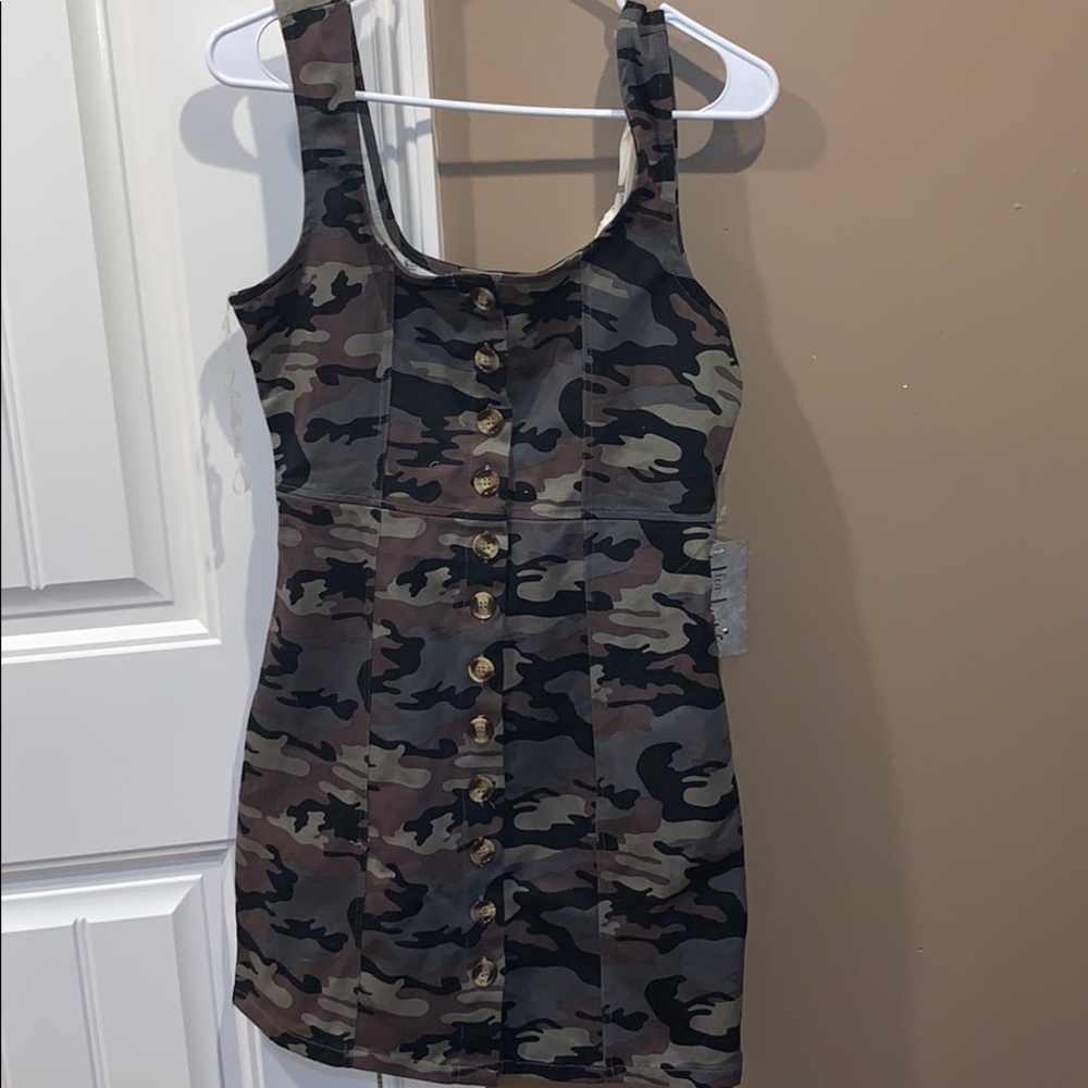 Camo short dress